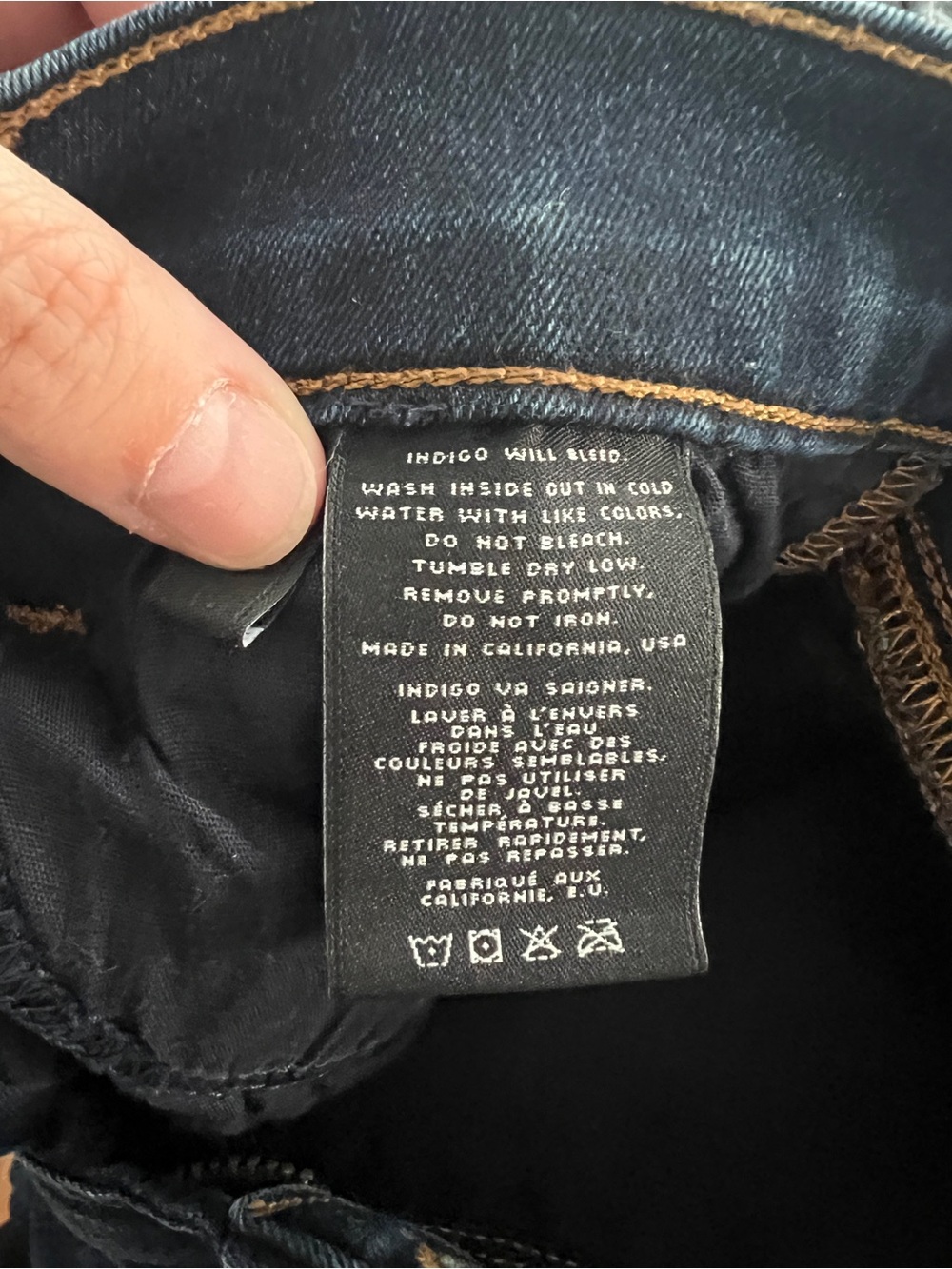 J Brand Dark Indigo Skinny Umber Jeans Size 26 - Picture 12 of 12